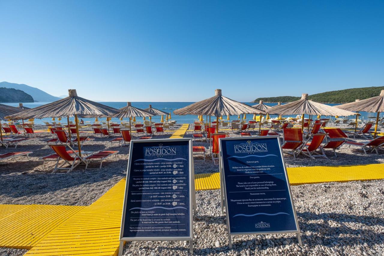 Poseidon The Beach Hotel Budva Exteriér fotografie